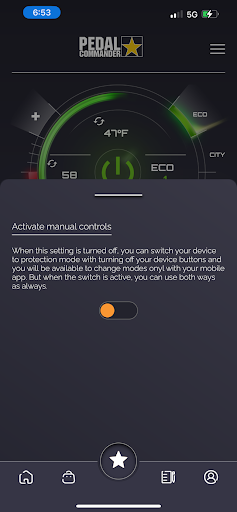 Turn off Control Lock