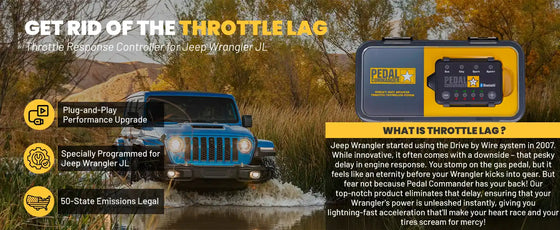 HOW DOES PEDAL COMMANDER IMPROVE MY WRANGLER?