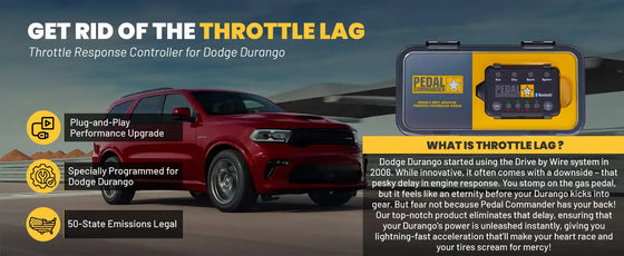 HOW DOES PEDAL COMMANDER IMPROVE DODGE DURANGO?