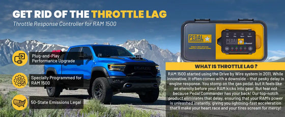 HOW DOES PEDAL COMMANDER IMPROVE RAM 1500?