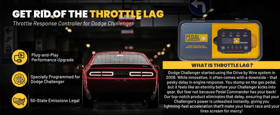 HOW DOES PEDAL COMMANDER IMPROVE DODGE CHALLENGER?