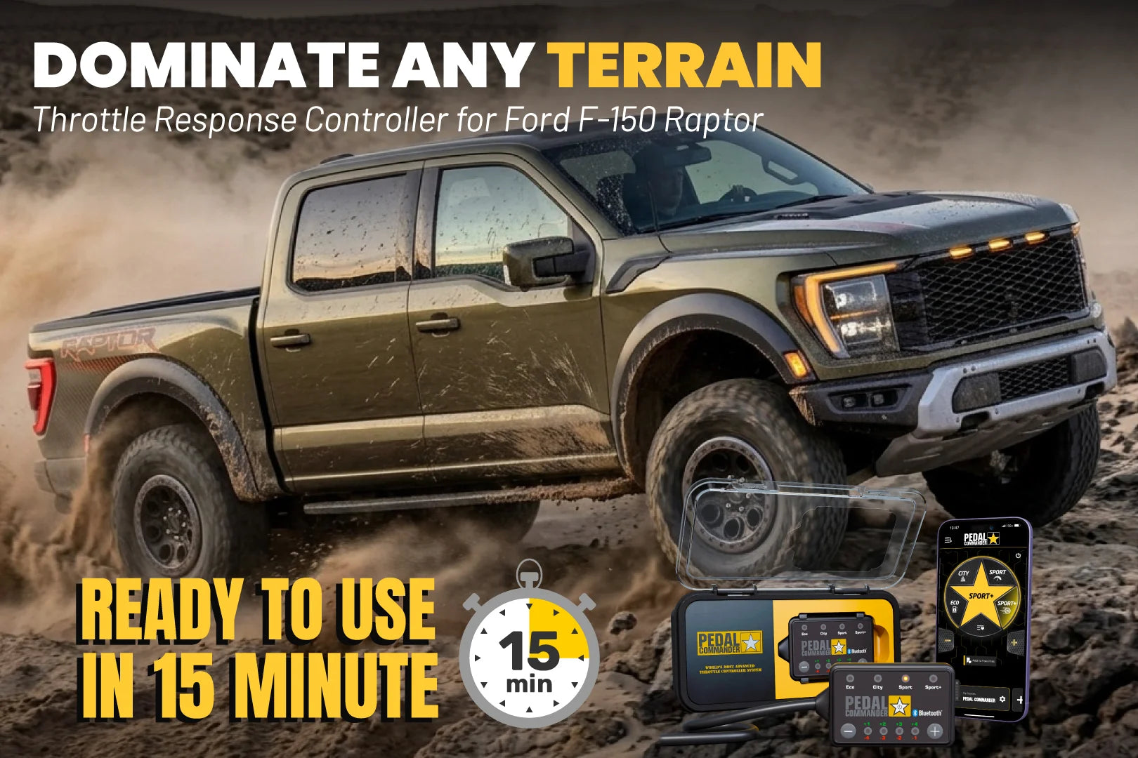 Pedal Commander for Ford F150 Raptor