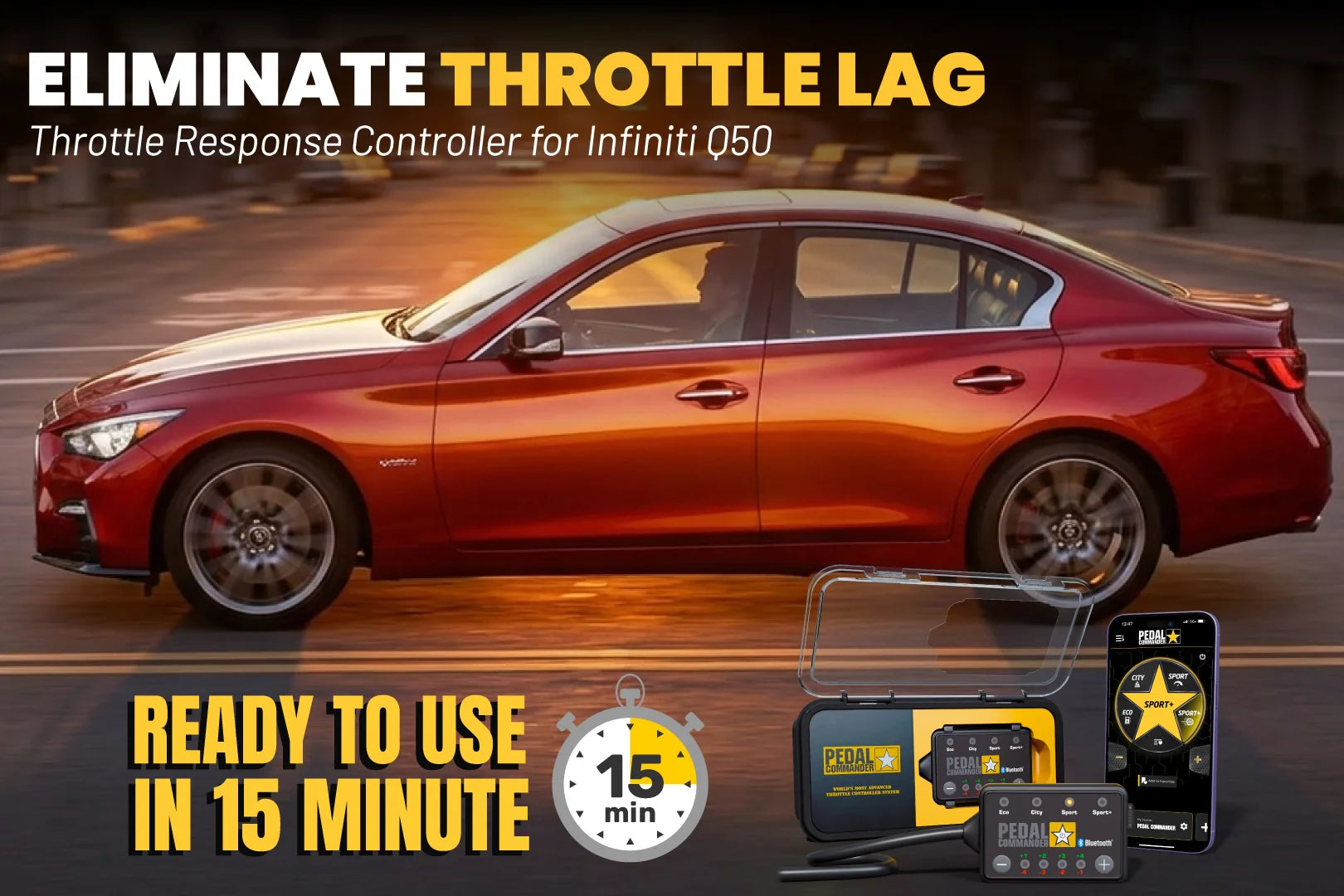 Pedal Commander for Infiniti Q50