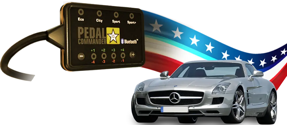 Mercedes SLS Class and the Pedal Commander, the only performance part to make it perfect
