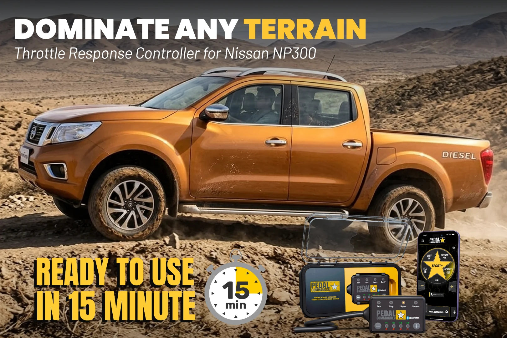 Pedal Commander for Nissan NP300