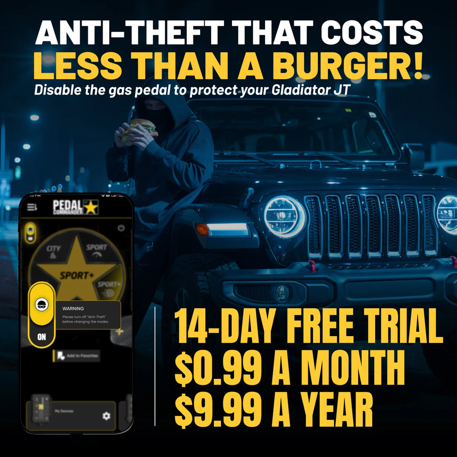 Jeep Gladiator JT (2020+) (3.6L Pentastar V6 - 2.0L Hurricane - 3.0L EcoDiesel V6)
