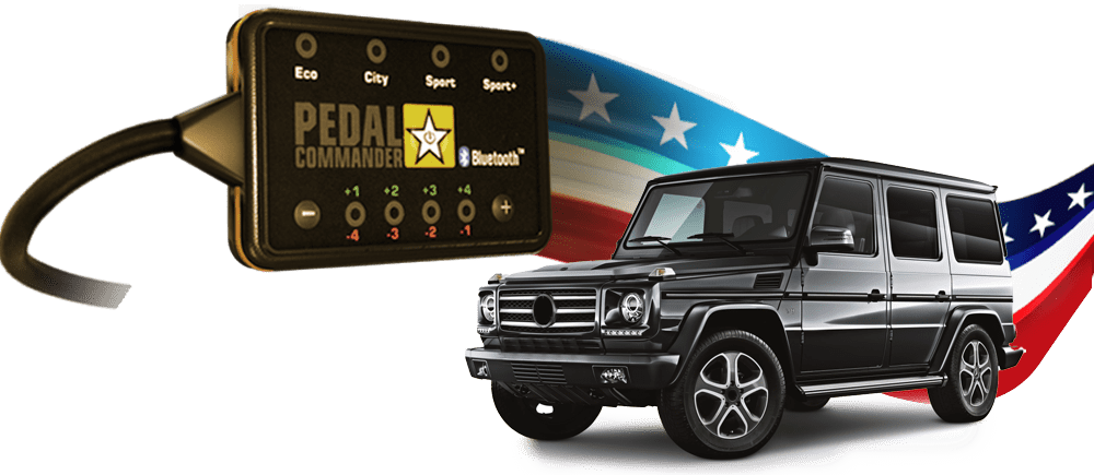 Mercedes G Class and the Pedal Commander, the only performance part to make it perfect